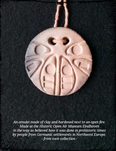 Clay Jewellery made at the Historic Open Air Museum, Eindhoven, The Netherlands