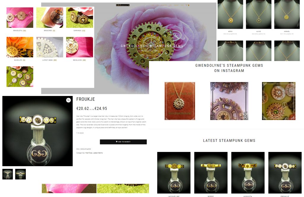 Steampunk Gems Jewellery
